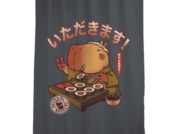 Sushi Chef Cute Capybara