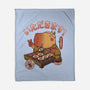 Sushi Chef Cute Capybara-None-Fleece-Blanket-tobefonseca