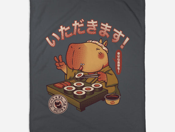 Sushi Chef Cute Capybara