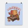 Sushi Chef Cute Capybara-None-Matte-Poster-tobefonseca