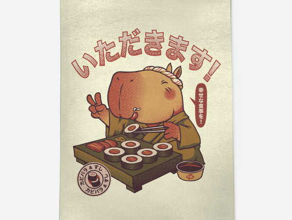 Sushi Chef Cute Capybara