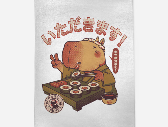 Sushi Chef Cute Capybara