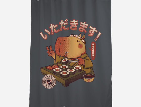 Sushi Chef Cute Capybara