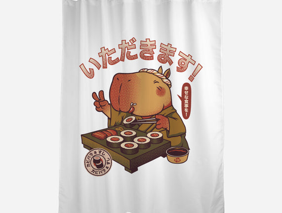 Sushi Chef Cute Capybara