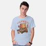 Sushi Chef Cute Capybara-Mens-Basic-Tee-tobefonseca