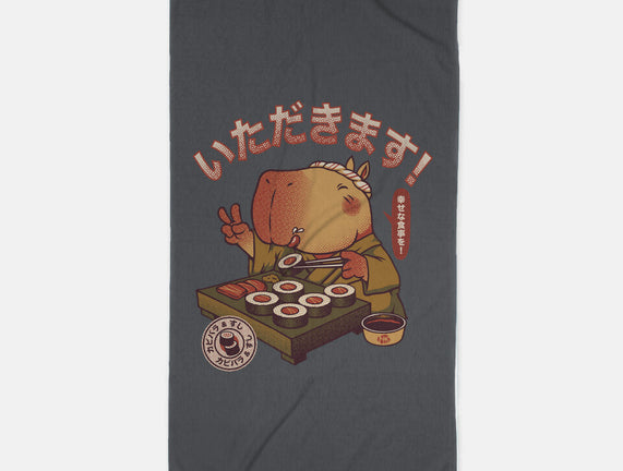 Sushi Chef Cute Capybara