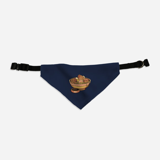 Capybara Cute Ramen-Cat-Adjustable-Pet Collar-tobefonseca