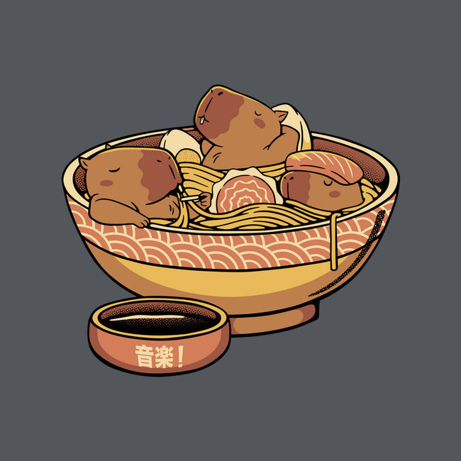 Capybara Cute Ramen-Mens-Basic-Tee-tobefonseca