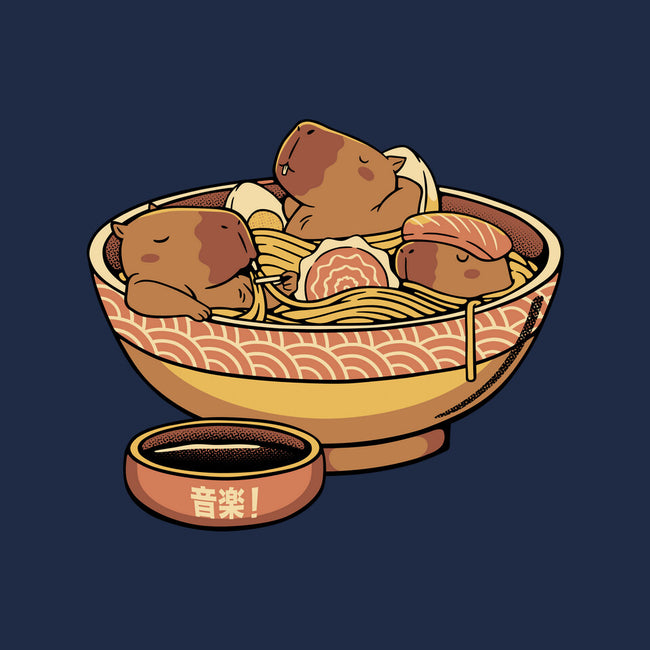 Capybara Cute Ramen-None-Glossy-Sticker-tobefonseca