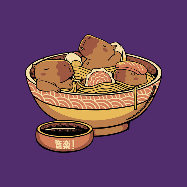 Capybara Cute Ramen-Youth-Basic-Tee-tobefonseca