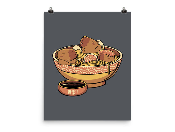 Capybara Cute Ramen