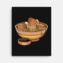 Capybara Cute Ramen-None-Stretched-Canvas-tobefonseca