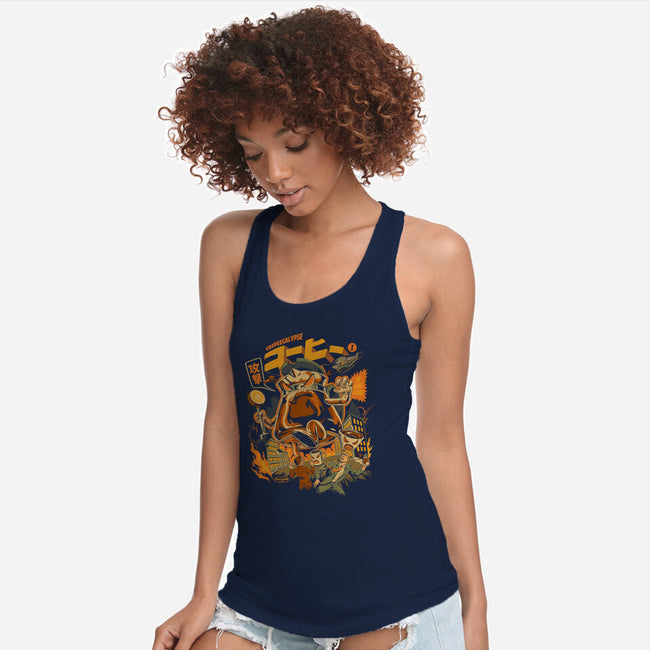 Coffecalypse-Womens-Racerback-Tank-ilustrata