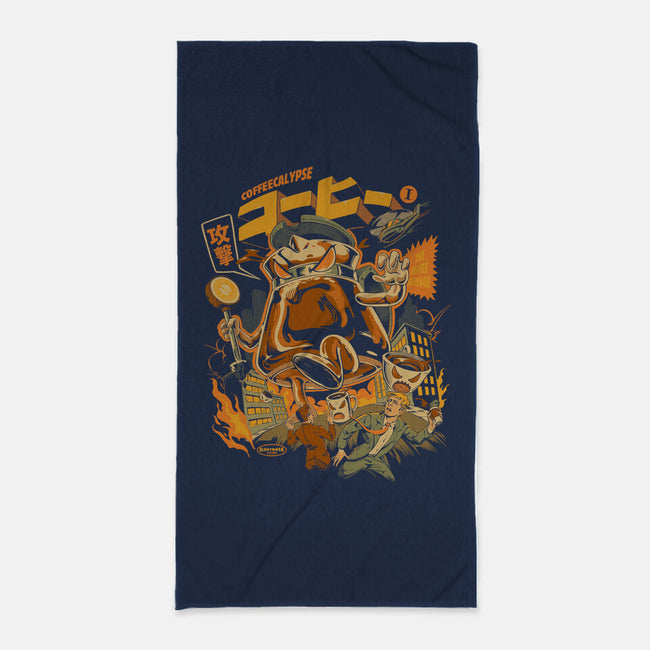 Coffecalypse-None-Beach-Towel-ilustrata