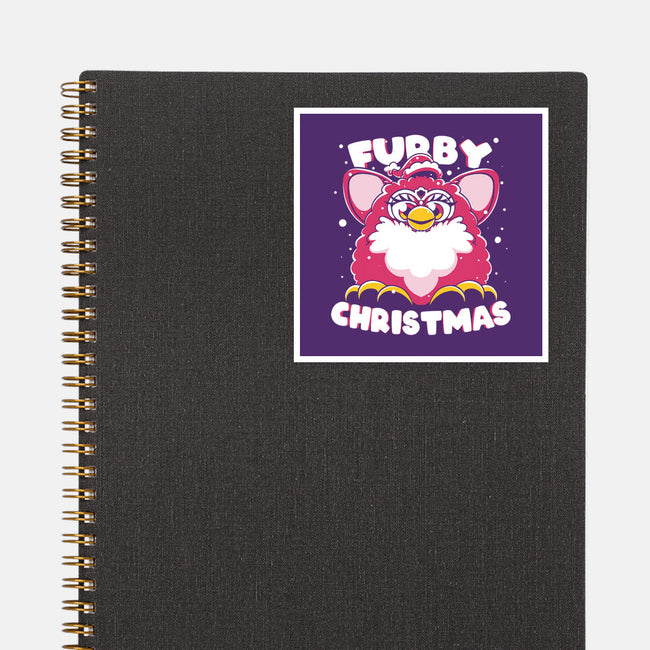 Furby Christmas-None-Glossy-Sticker-estudiofitas