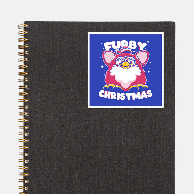 Furby Christmas-None-Glossy-Sticker-estudiofitas