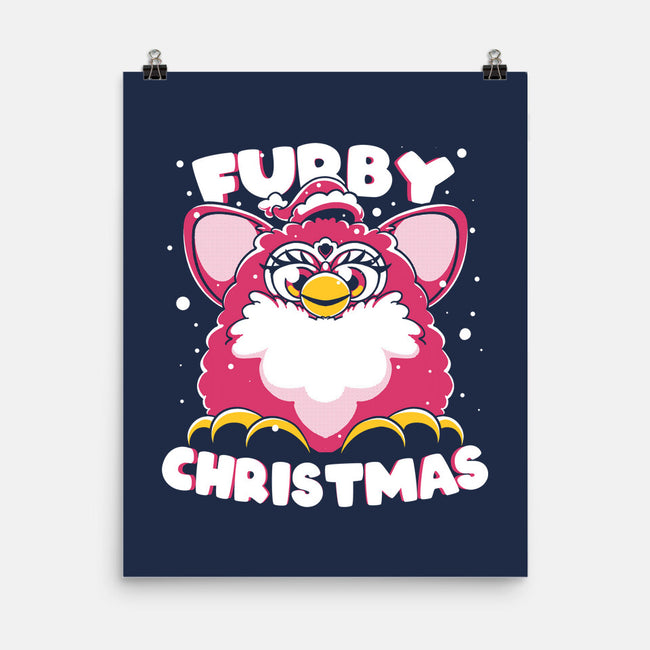 Furby Christmas-None-Matte-Poster-estudiofitas