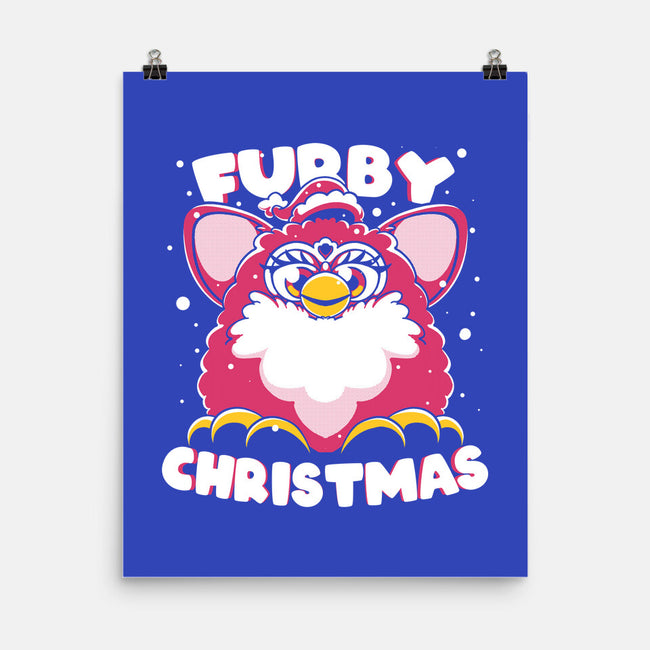 Furby Christmas-None-Matte-Poster-estudiofitas