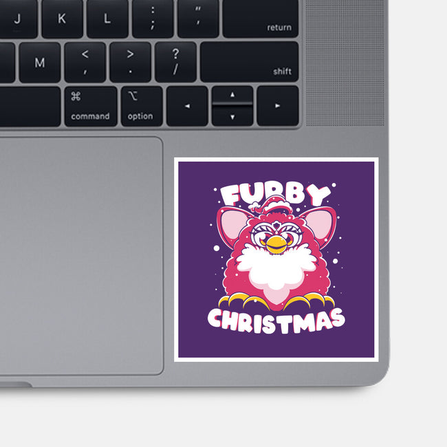 Furby Christmas-None-Glossy-Sticker-estudiofitas