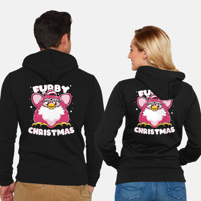 Furby Christmas-Unisex-Zip-Up-Sweatshirt-estudiofitas