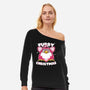 Furby Christmas-Womens-Off Shoulder-Sweatshirt-estudiofitas