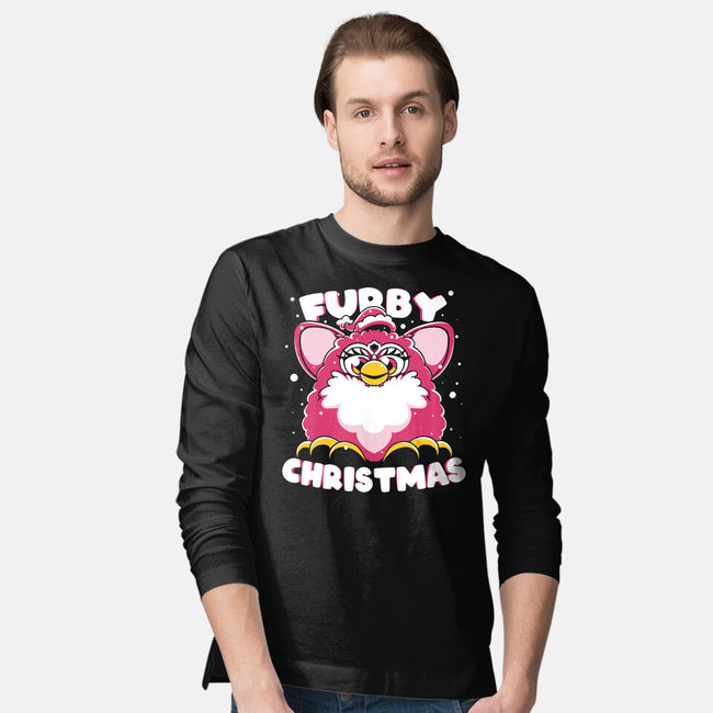 Furby Christmas-Mens-Long Sleeved-Tee-estudiofitas