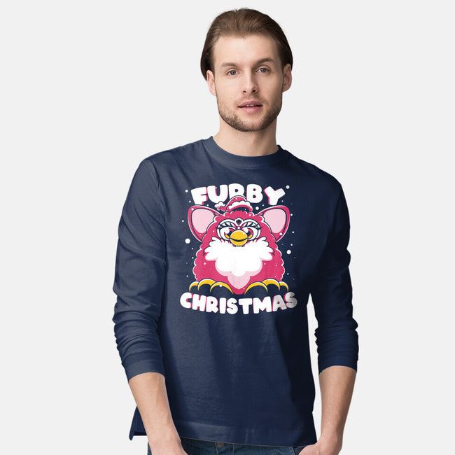 Furby Christmas-Mens-Long Sleeved-Tee-estudiofitas