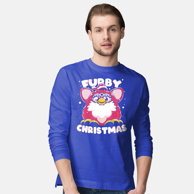 Furby Christmas-Mens-Long Sleeved-Tee-estudiofitas