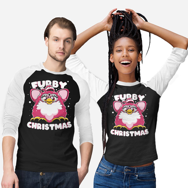 Furby Christmas-Unisex-Baseball-Tee-estudiofitas