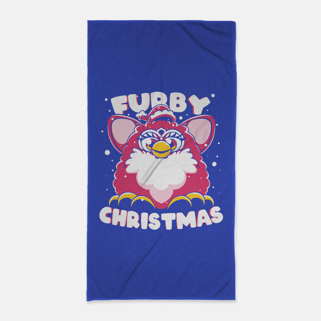 Furby Christmas-None-Beach-Towel-estudiofitas