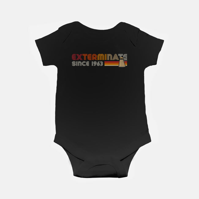 Exterminate Since 1963-Baby-Basic-Onesie-DrMonekers