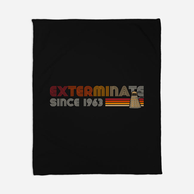 Exterminate Since 1963-None-Fleece-Blanket-DrMonekers