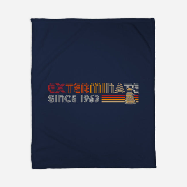 Exterminate Since 1963-None-Fleece-Blanket-DrMonekers