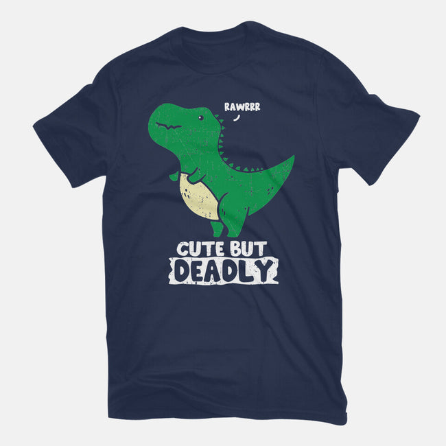 Cute But Deadly T-Rex-Unisex-Basic-Tee-turborat14