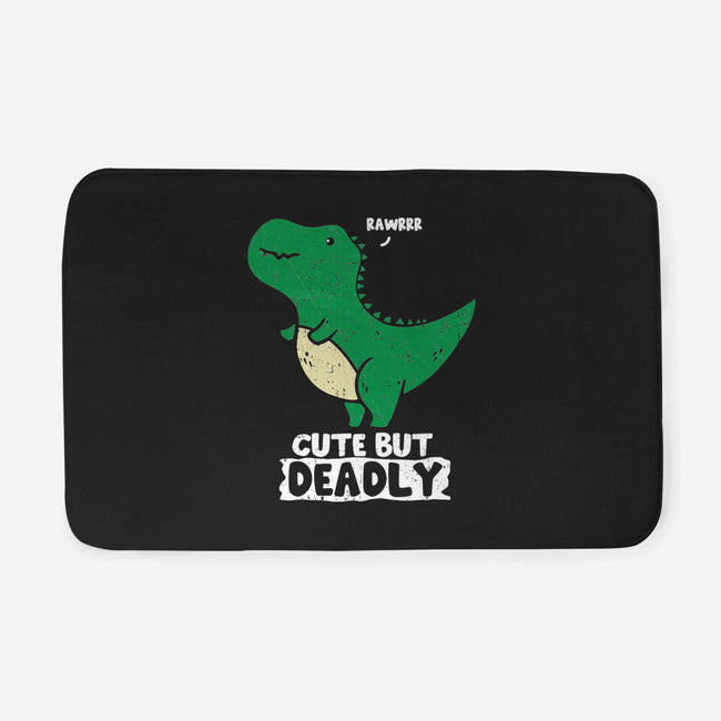 Cute But Deadly T-Rex-None-Memory Foam-Bath Mat-turborat14