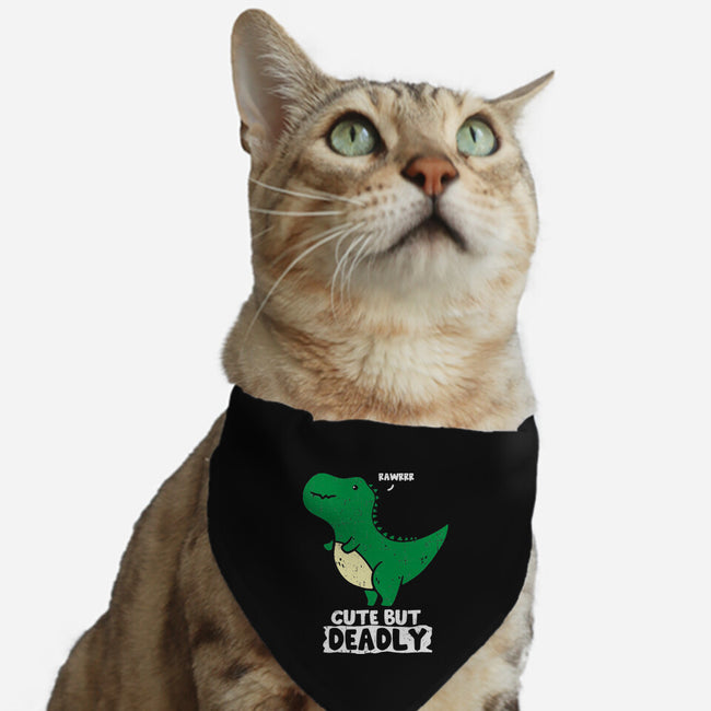 Cute But Deadly T-Rex-Cat-Adjustable-Pet Collar-turborat14