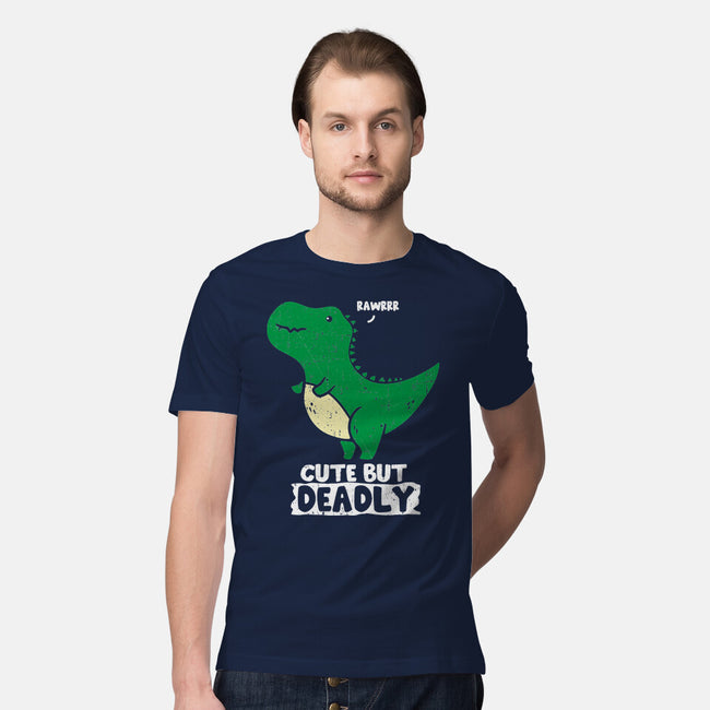 Cute But Deadly T-Rex-Mens-Premium-Tee-turborat14