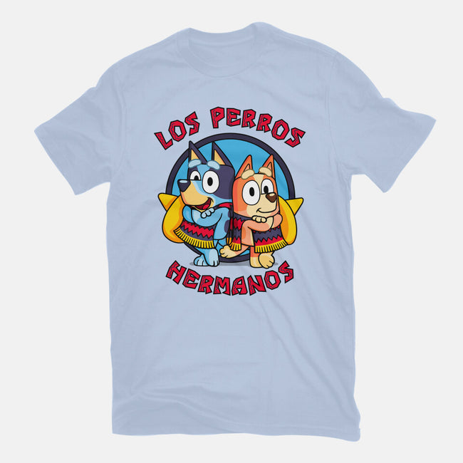 Los Perros Hermanos-Mens-Heavyweight-Tee-Raffiti