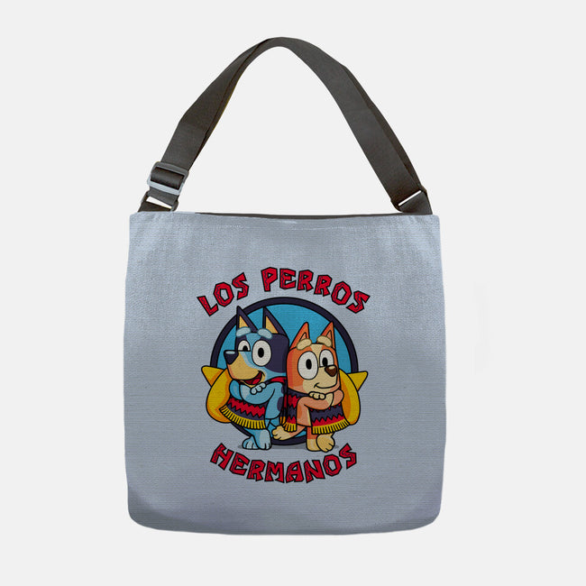 Los Perros Hermanos-None-Adjustable Tote-Bag-Raffiti