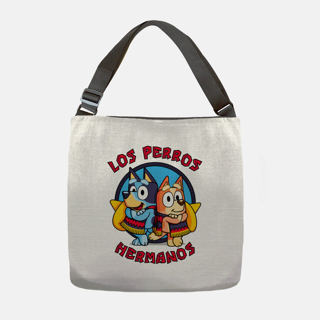 Los Perros Hermanos-None-Adjustable Tote-Bag-Raffiti