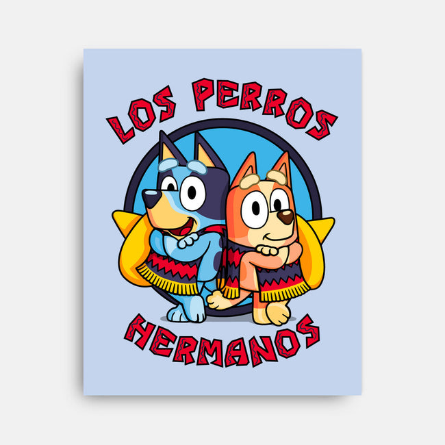 Los Perros Hermanos-None-Stretched-Canvas-Raffiti