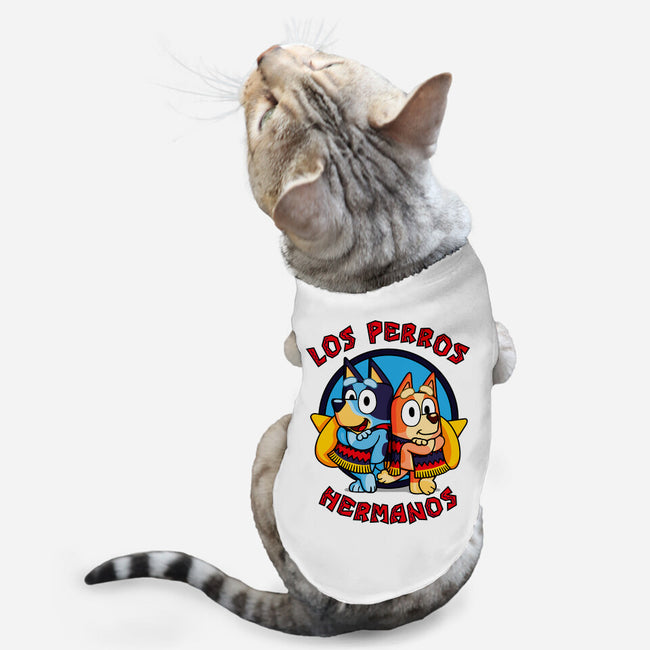 Los Perros Hermanos-Cat-Basic-Pet Tank-Raffiti