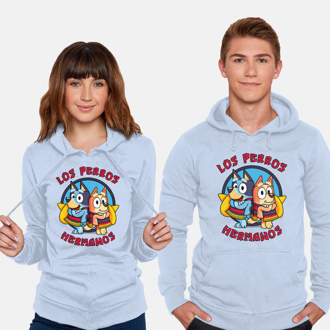 Los Perros Hermanos-Unisex-Pullover-Sweatshirt-Raffiti