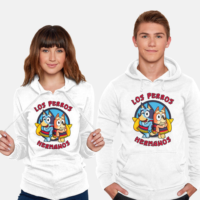 Los Perros Hermanos-Unisex-Pullover-Sweatshirt-Raffiti