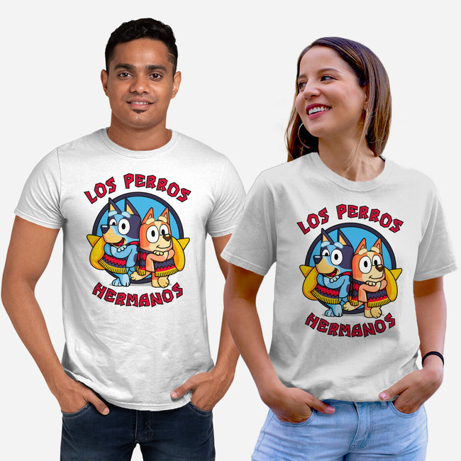 Los Perros Hermanos-Unisex-Basic-Tee-Raffiti