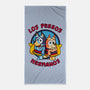 Los Perros Hermanos-None-Beach-Towel-Raffiti