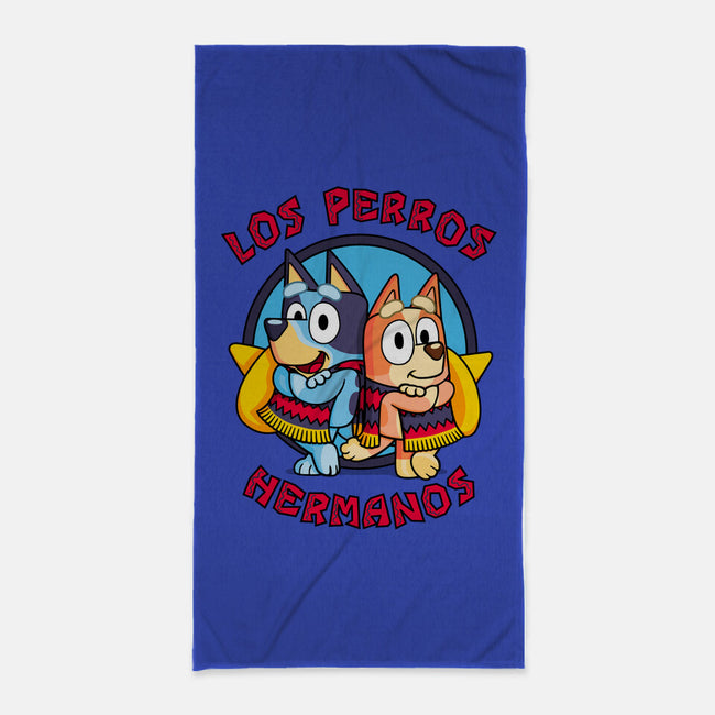 Los Perros Hermanos-None-Beach-Towel-Raffiti