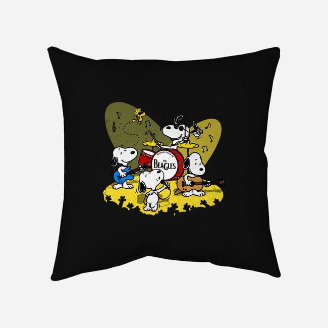 The Beagles-None-Removable Cover-Throw Pillow-drbutler