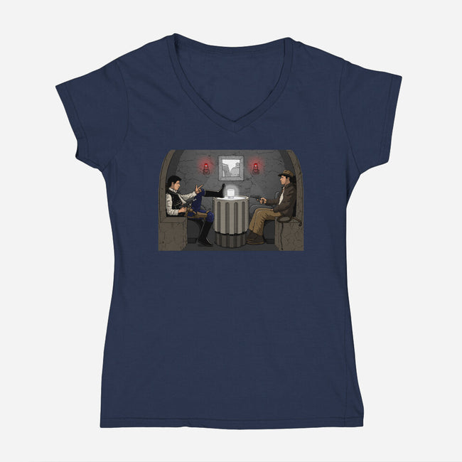 The Cantina Paradox-Womens-V-Neck-Tee-JCMaziu