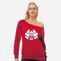 Glitch Nakatomi-Womens-Off Shoulder-Sweatshirt-spoilerinc